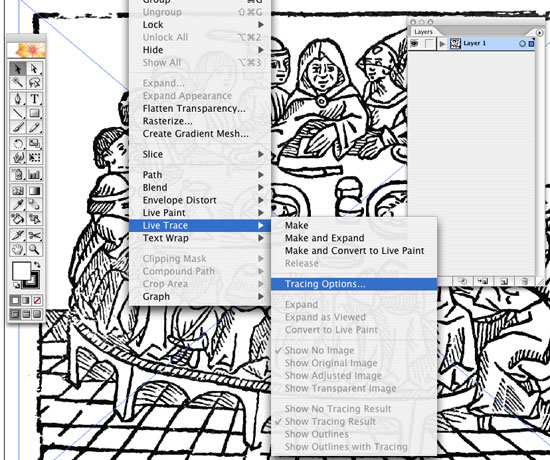 Live Trace In Illustrator Create Accurate Line Art Tracings 